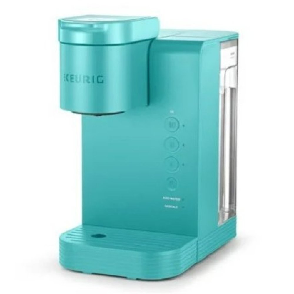 NWT KEURIG K-Express Essentials Single-Serve K-Cup Pod Coffee Maker Teal & Black - Picture 8 of 14
